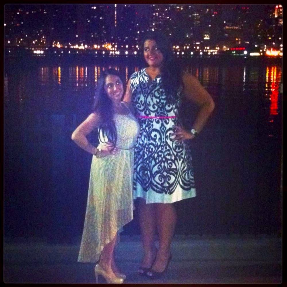 Ann Taylor - Black and White Ikat Dress